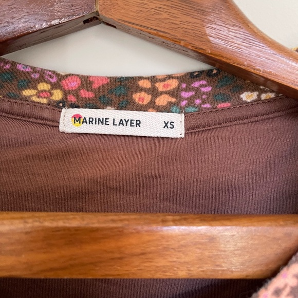 Marine Layer multi-colored floral long sleeve - Picture 3 of 5